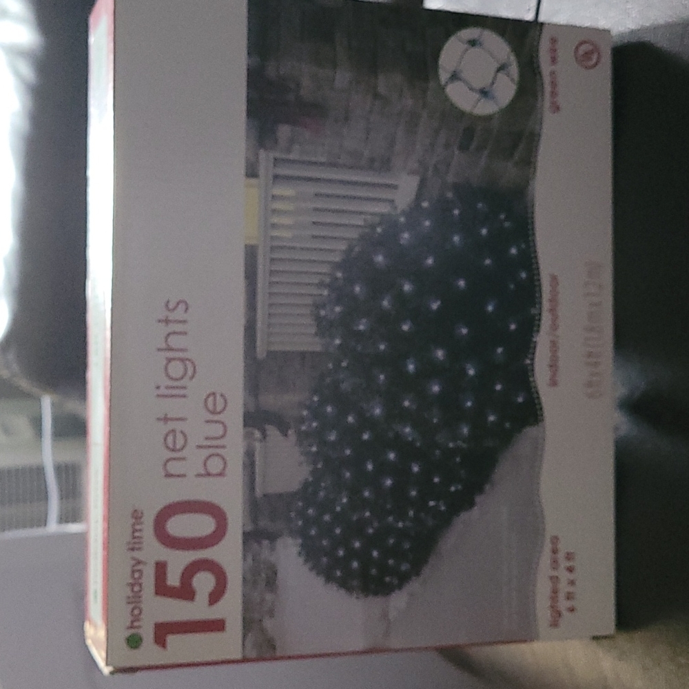 4 boxes Holiday time net lights blue